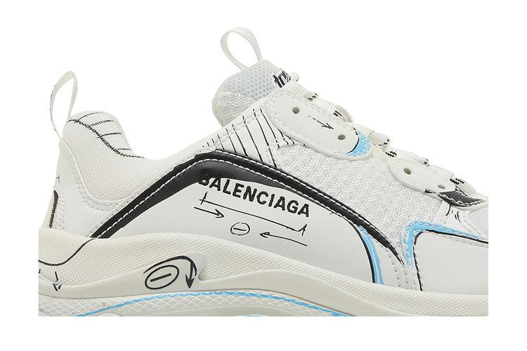 Кроссовки Balenciaga Triple S Sneaker 'Sketch - White'