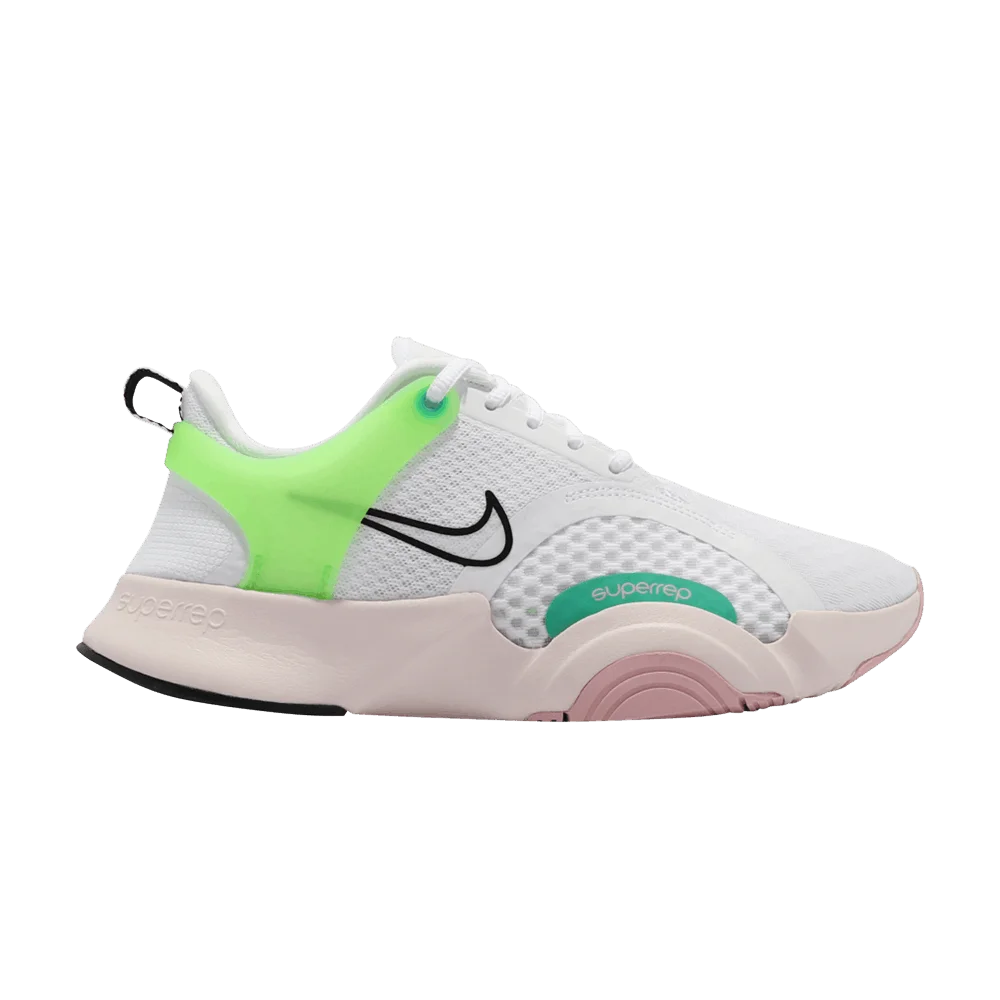 Krossovki-Nike-Wmns-SuperRep-Go-2-White-Green-Strike