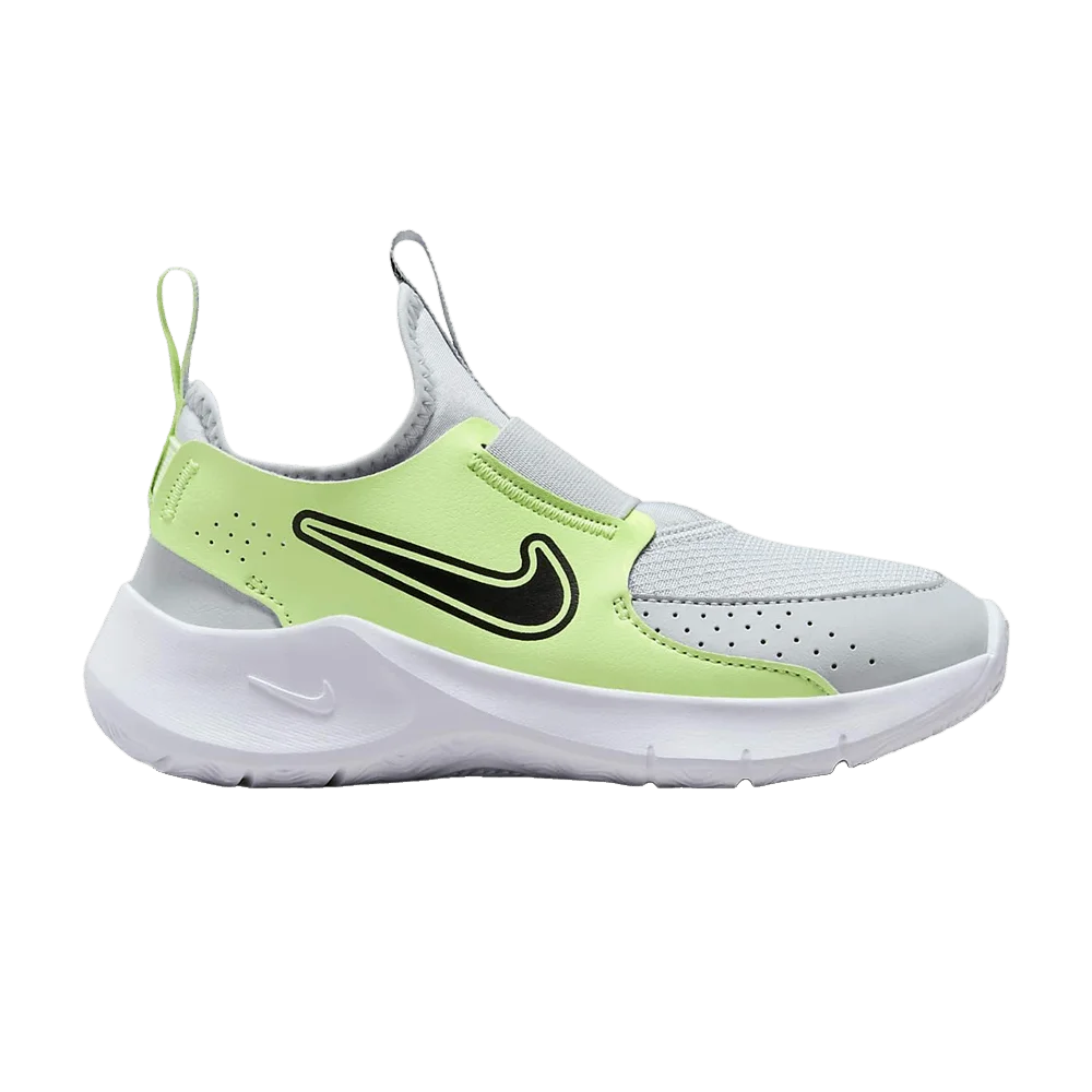 Krossovki-Nike-Flex-Runner-3-PS-Pure-PlatinumBarely-VoltBlack