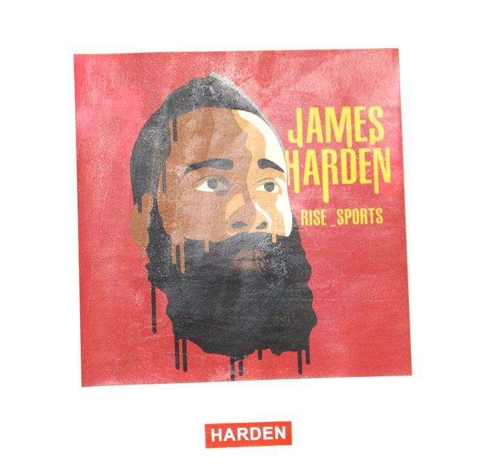 Футболка 2019 NBA Harden ST FY Basketball Tee White