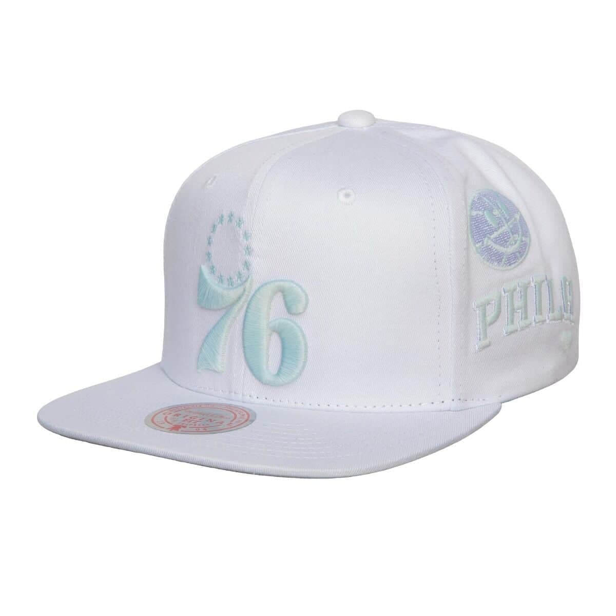 Бейсболка Mitchell & Ness UV Reactive Snapback Philadelphia 76ers