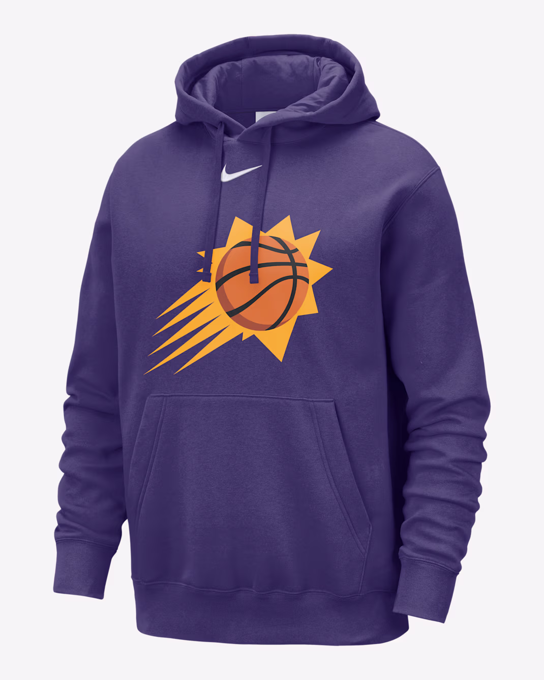 Мужское худи Nike NBA Phoenix Suns Club New Orchid/White