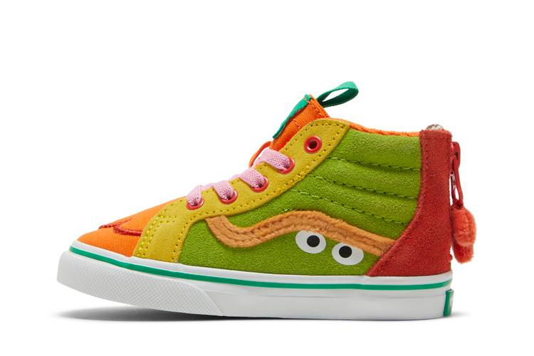 Кроссовки Sesame Street x Vans Sk8-Hi Zip Toddler 'Cookie Monster'