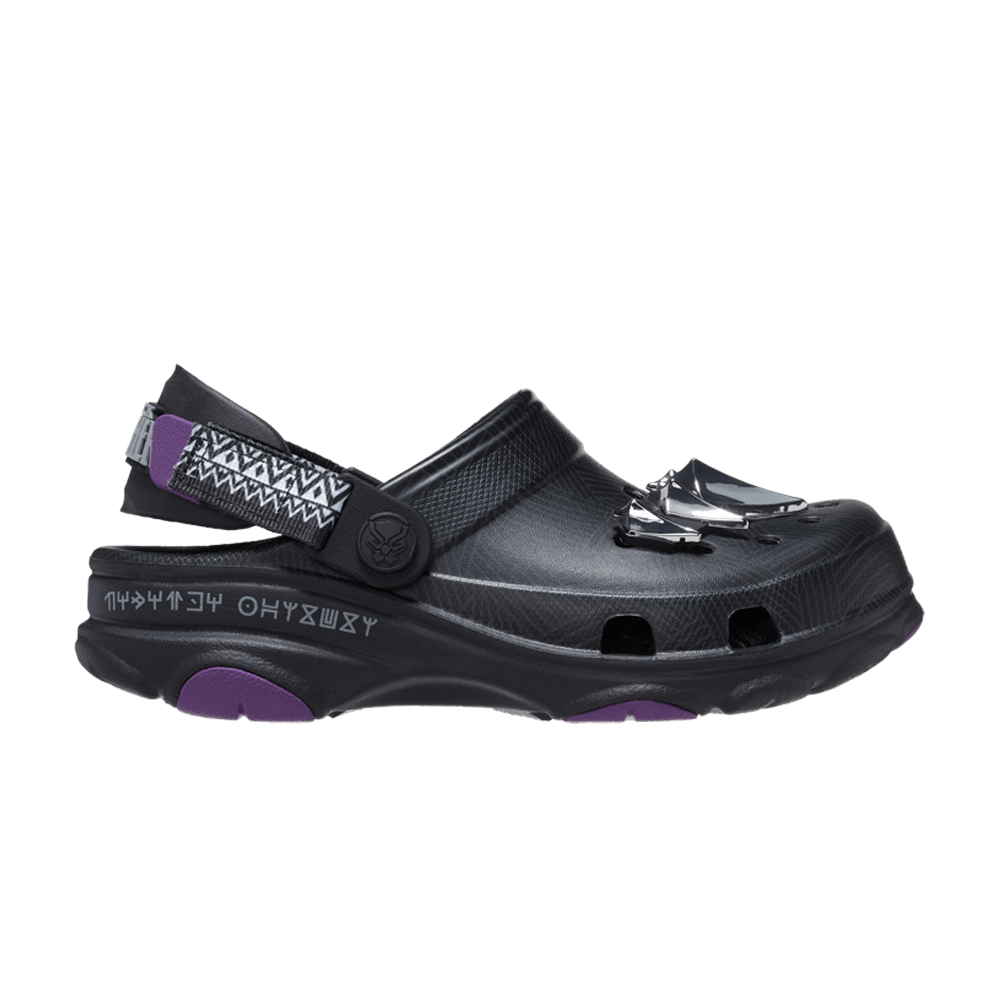 Кроссовки Crocs Marvel x All-Terrain Clog Kids 'Black Panther'