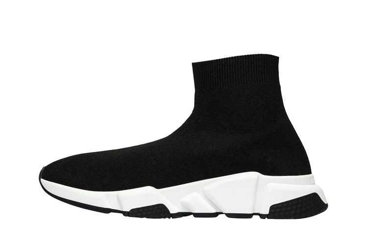 Кроссовки Balenciaga Speed Sneaker 'Black White' 2018