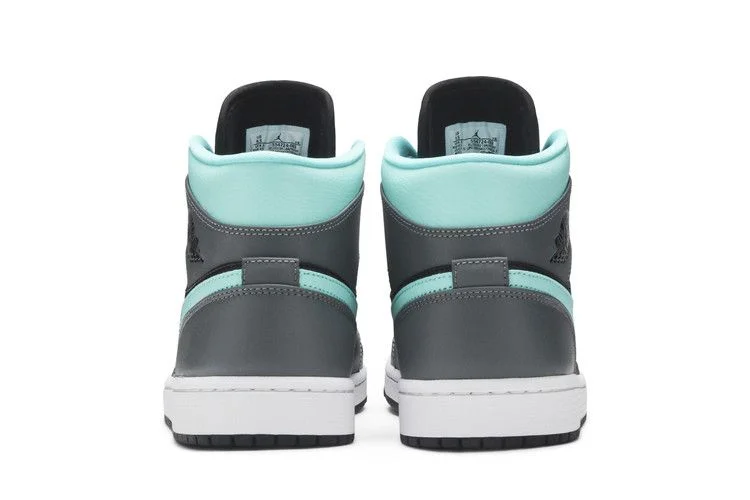 Кроссовки Air Jordan 1 Mid 'Grey Aqua'
