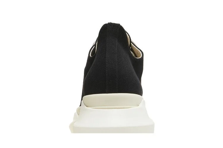 Кроссовки Rick Owens DRKSHDW Fogachine Cotton Denim Megalace Abstract Low 'Black Milk'