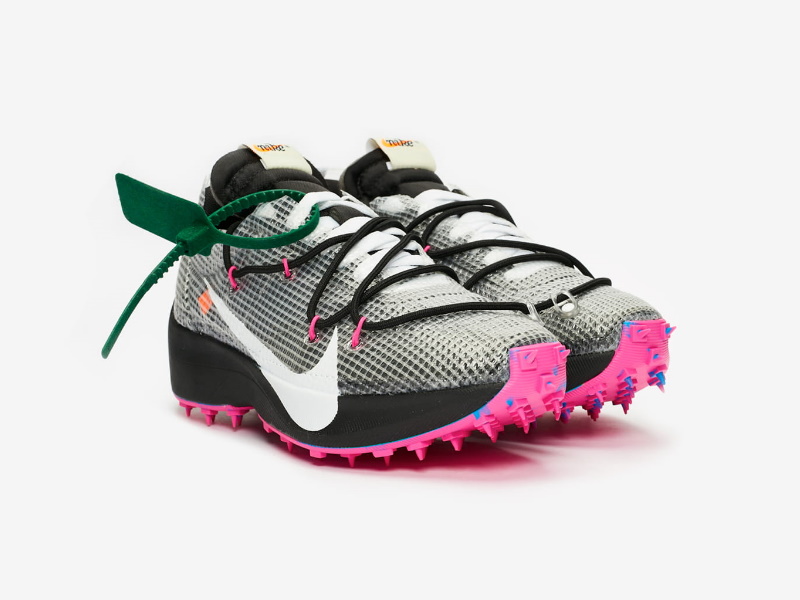 Кроссовки Off-White x Wmns Nike Vapor Street Black Laser Fuchsia