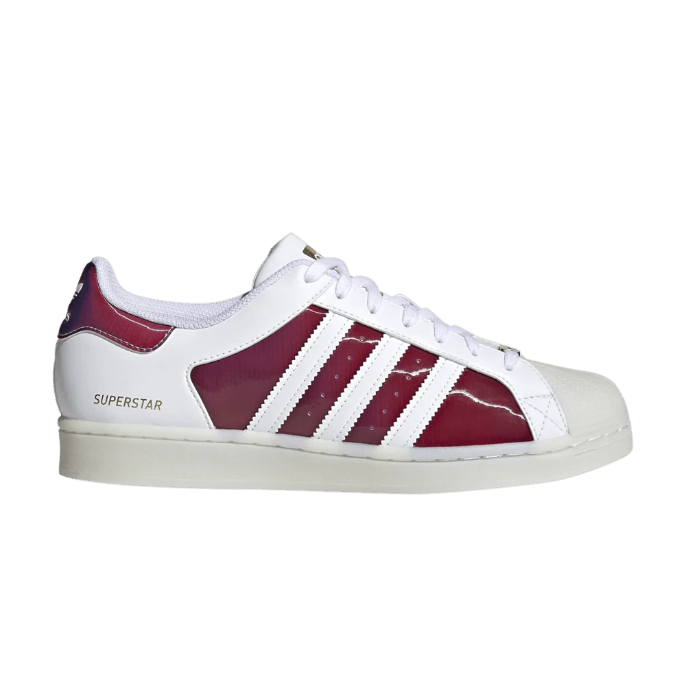 Кроссовки adidas Superstar 'Red Color-Shifting Print'