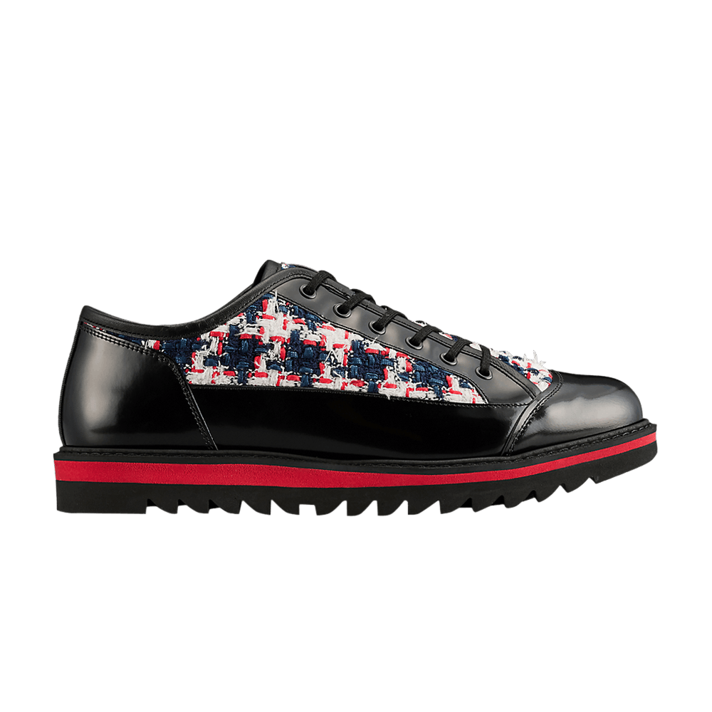 Кроссовки Onitsuka Tiger Blucher Lo 'Black Classic Red Tweed'
