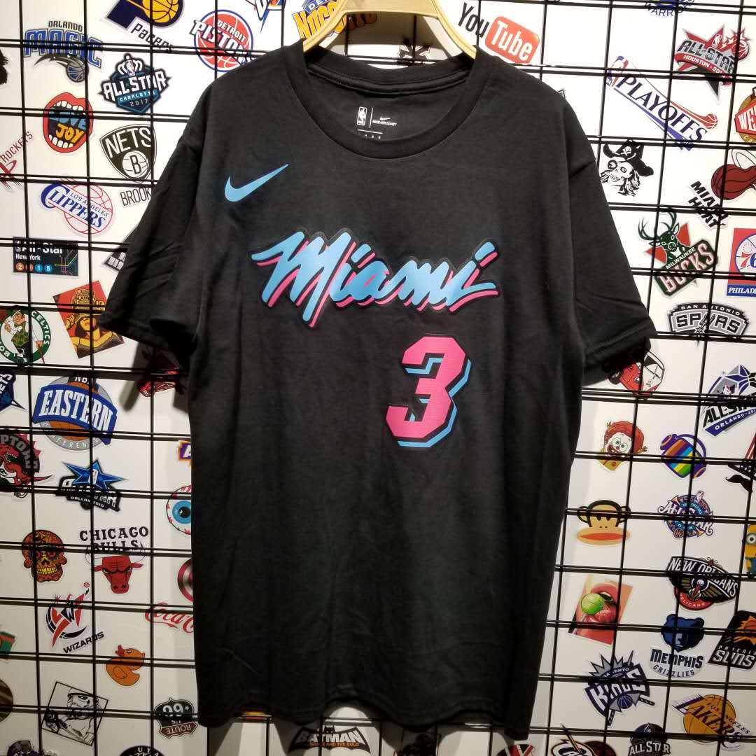Футболка 2018-19 Wade Miami Heat Vice Nights Tee