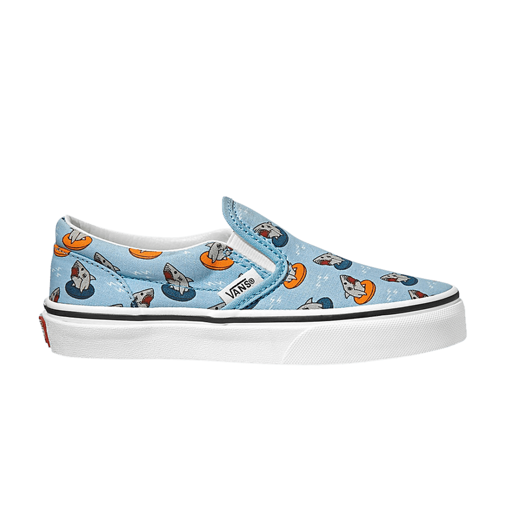 Кроссовки Vans Classic Slip-On Kids 'Floatie Sharks'