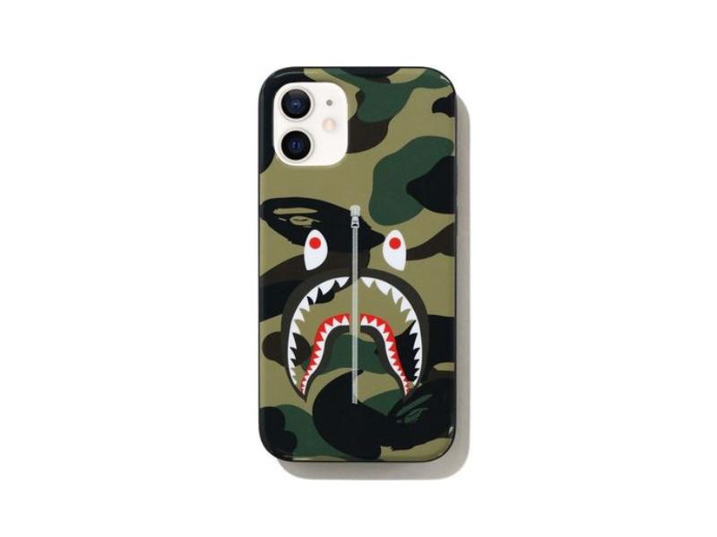 Защитный чехол BAPE 1st Camo Shark iPhone 12 Mini Case Green
