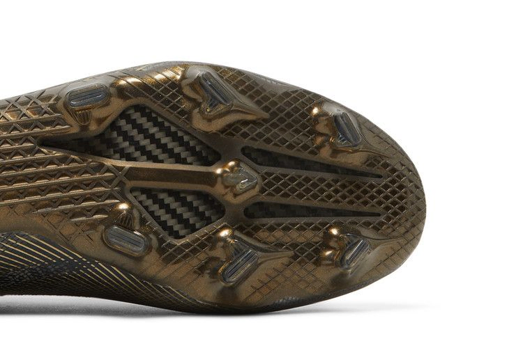 Кроссовки Adidas X Ghosted.1 FG 'Black Metallic Gold Melange'