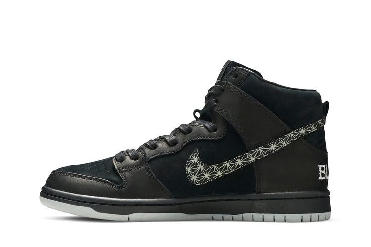 Кроссовки Black Bar x Nike SB Zoom Dunk High Pro 'Black'
