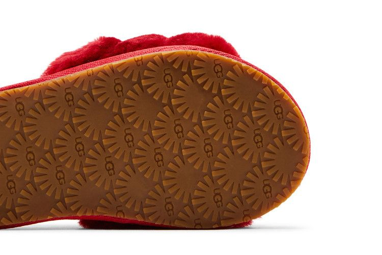 Кроссовки UGG Fluff Yeah Slide Toddler 'Ribbon Red'