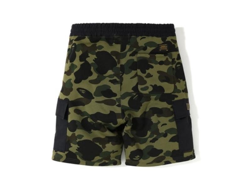 Спортивные шорты BAPE 1st Camo Sweat Cargo Shorts Green