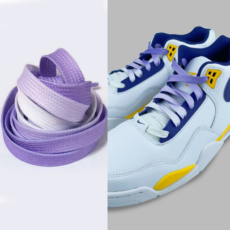 Шнурки Gorilla Guard Nike Flight Legacy Purple Gradient Laces