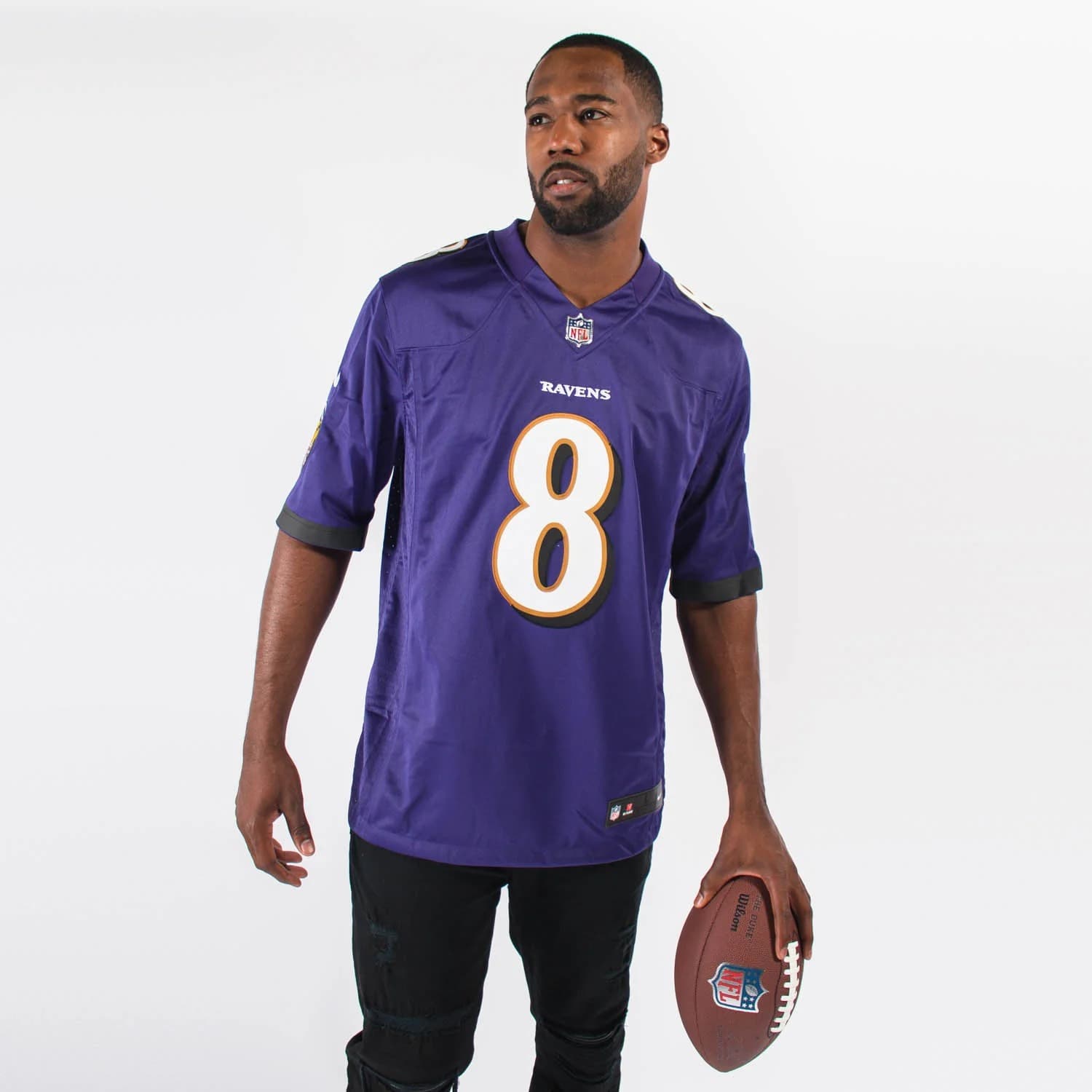 Футболка Nike Lamar Jackson Baltimore Ravens Home NFL Limited Jersey