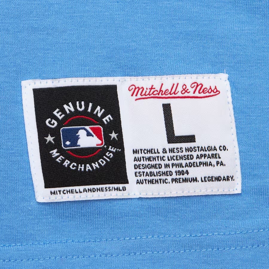 Футболка Mitchell & Ness Light Blue Boston Red Sox City Connect Premium T-Shirt