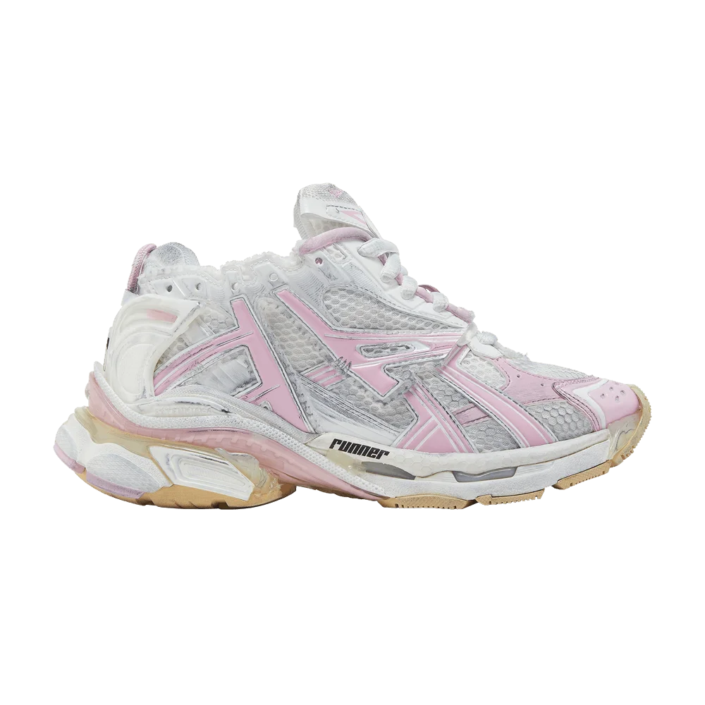 Krossovki-Balenciaga-Wmns-Runner-Sneaker-White-Pink