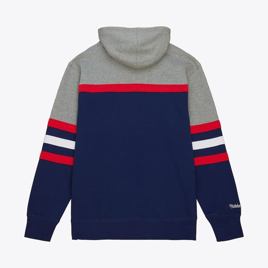 Худи Mitchell & Ness Navy Washington Capitals Head Coach Pullover Hoodie