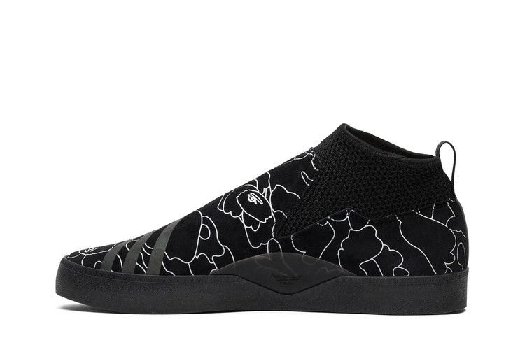 Кроссовки A Bathing Ape x adidas 3ST.002 'Core Black'