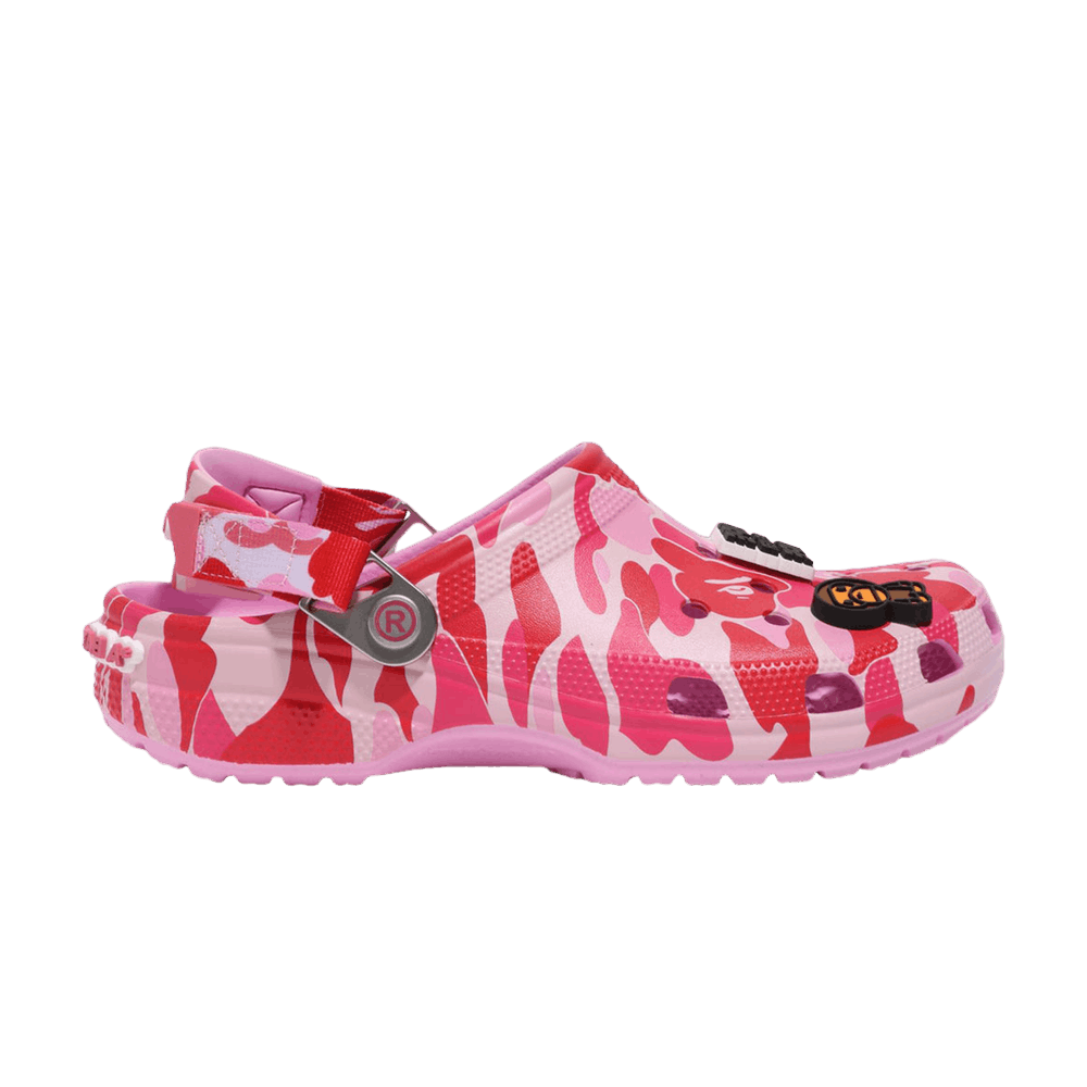 Кроссовки Crocs BAPE x Classic Clog 'ABC Camo - Pink'