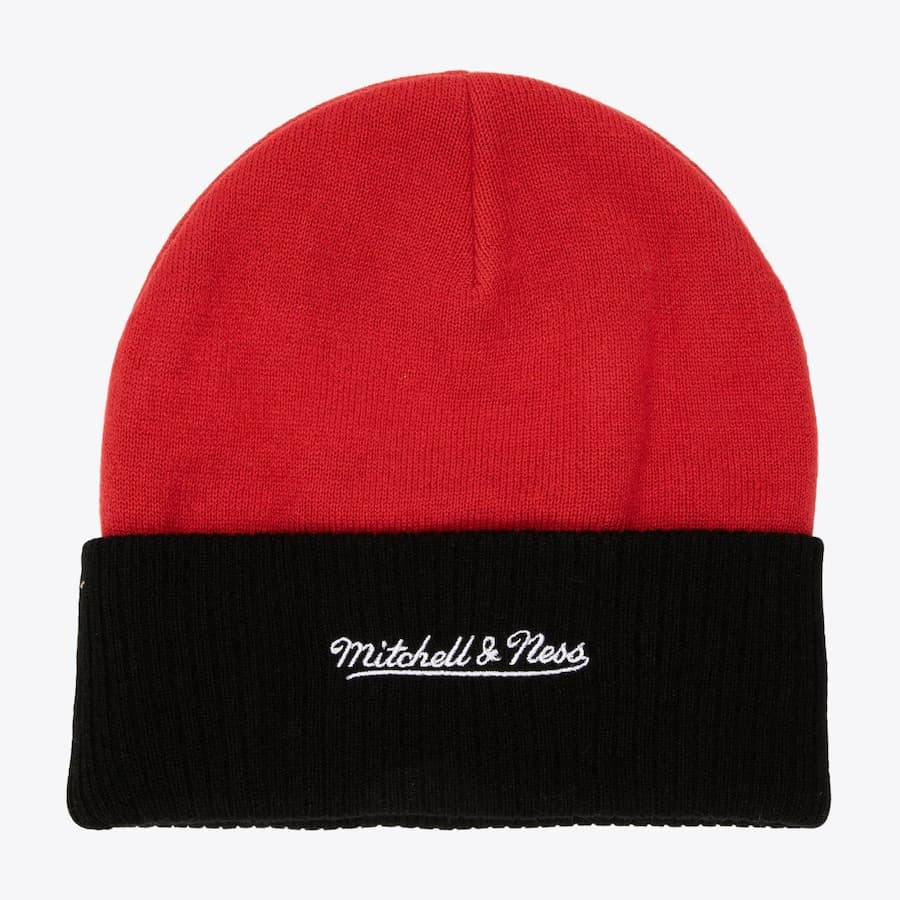 Шапка Mitchell & Ness Red Chicago Bulls x Just Don Hardwood Classics Cashmere Cuffed Knit Hat