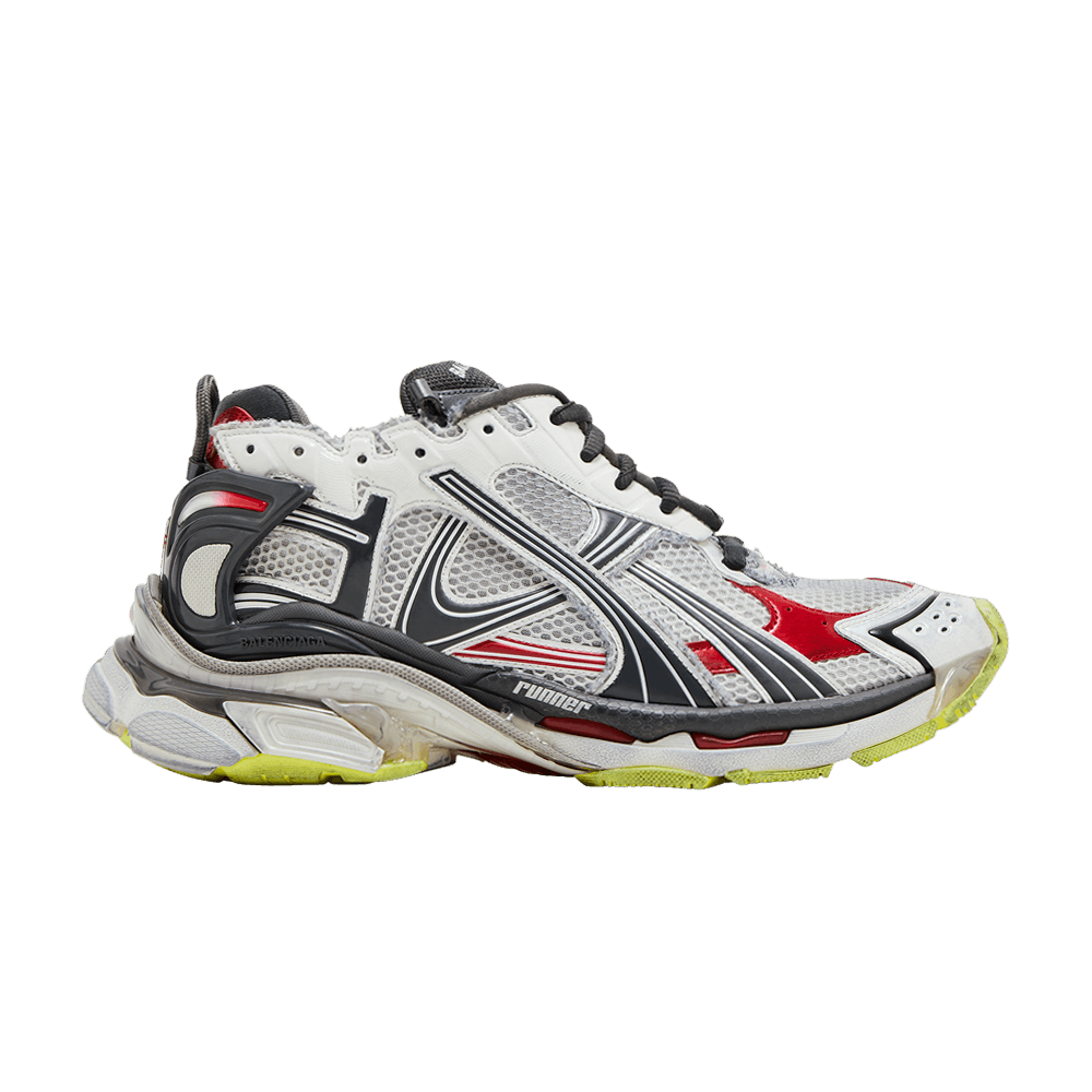 Кроссовки Balenciaga Runner Sneaker 'Black White Red Fluo Yellow' 2023
