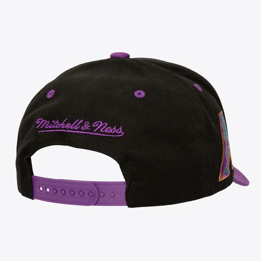 Mitchell-Ness-Black-Arizona-Diamondbacks-Block-Sweep-Pro-Adjustable-Hat-1