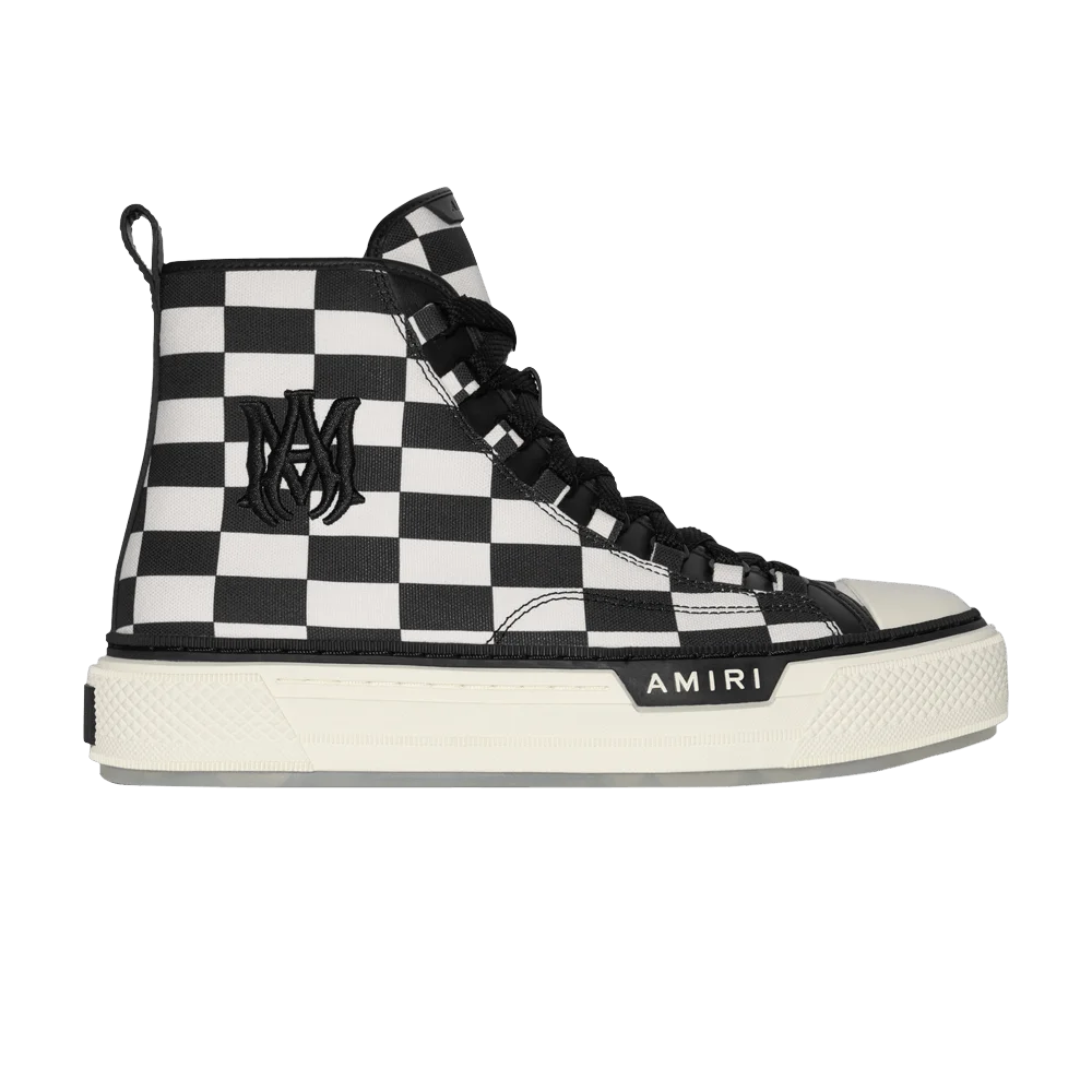 Krossovki-Amiri-Court-High-Checkerboard