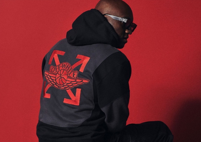 Худи OFF-WHITE x Jordan Hoodie Black