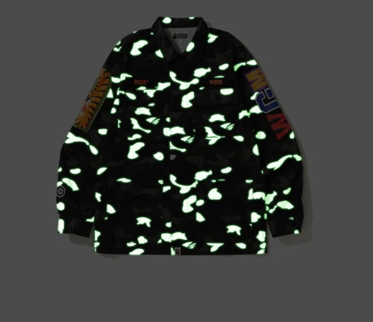 Рубашка BAPE City Camo Shark Army Shirt Black
