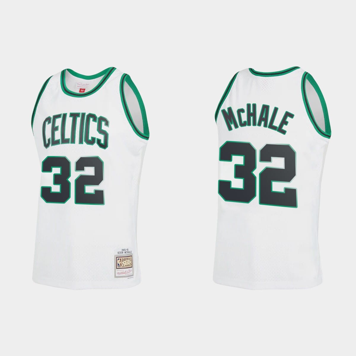 Баскетбольная джерси Boston Celtics #32 Kevin McHale Hardwood Classics Reload 2.0 White Jersey