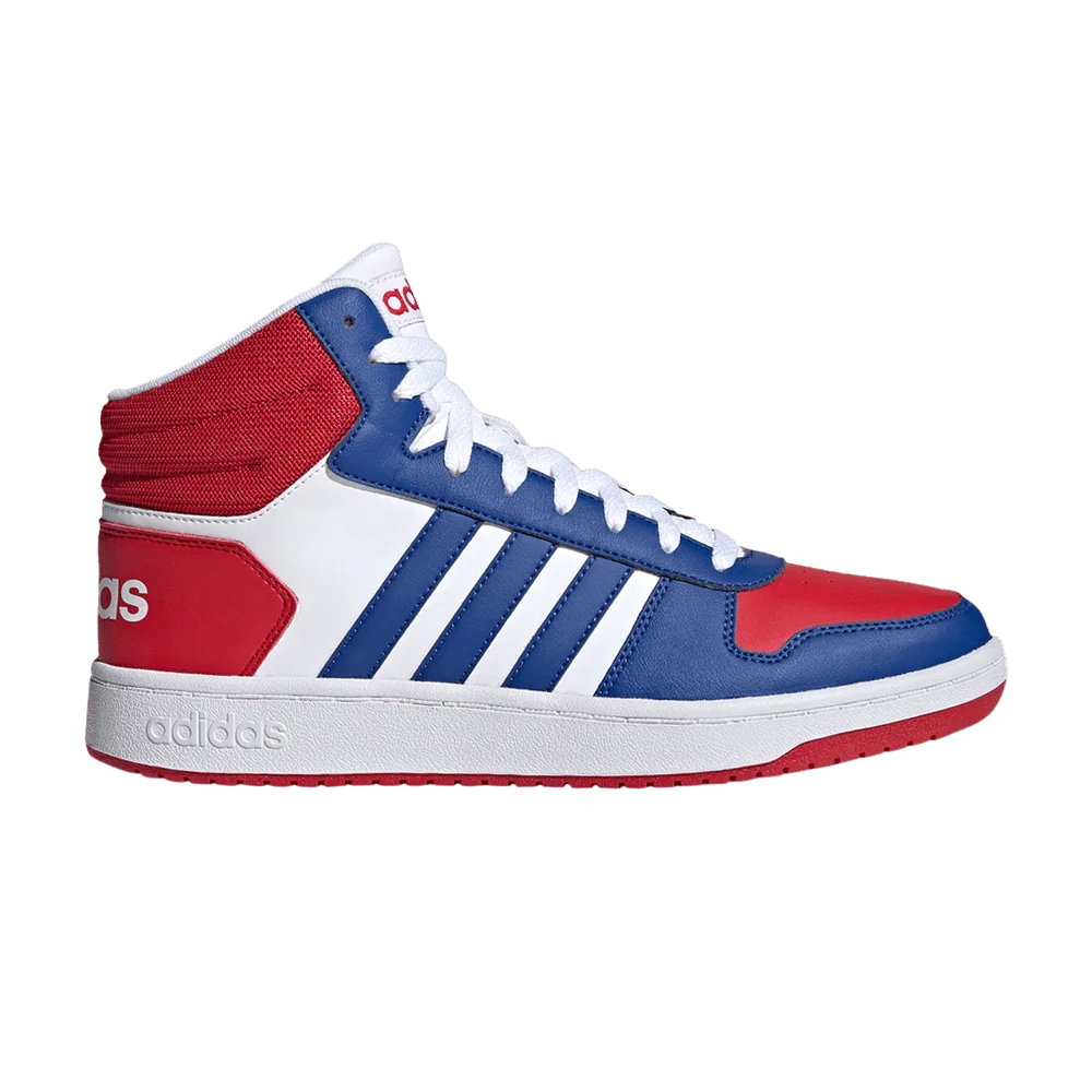 Krossovki-Adidas-Hoops-2.0-Mid-White-Blue-Red
