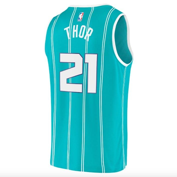 2021-22-Charlotte-Hornets-21-JT-Thor-Fast-Break-Icon-Teal-Jersey-3