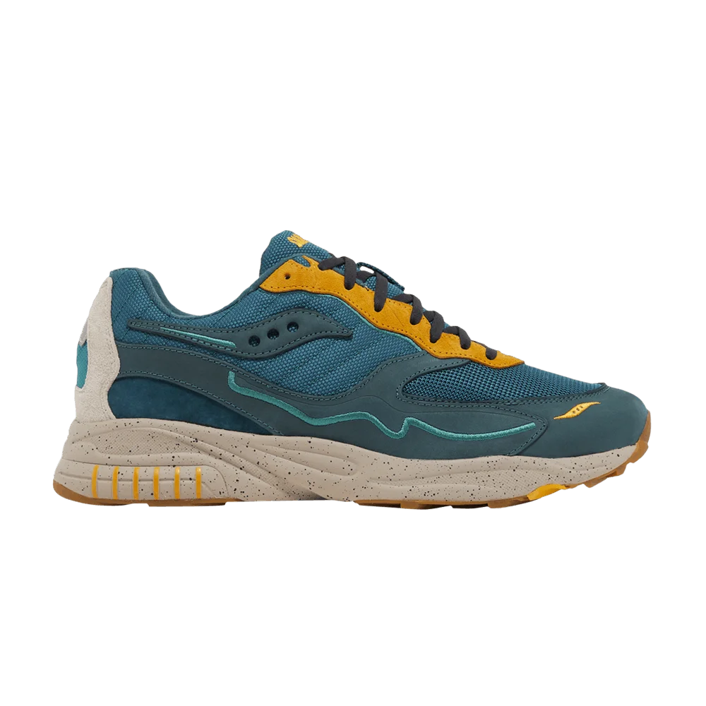 Кроссовки Saucony 3D Grid Hurricane Premium 'Green Orange'