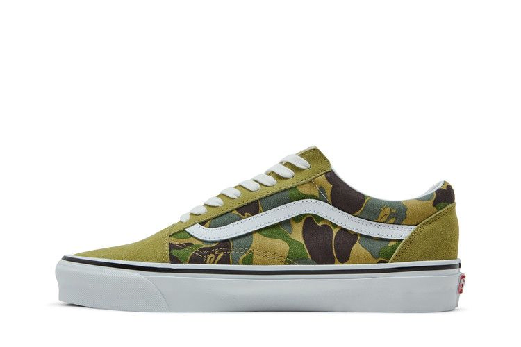 Кроссовки Vans BAPE x Old Skool 36 DX 'Green Camo'