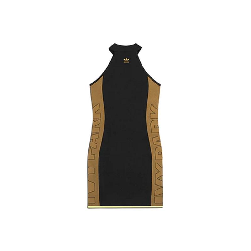 Платье adidas Ivy Park Knit Logo Dress Black/Mesa