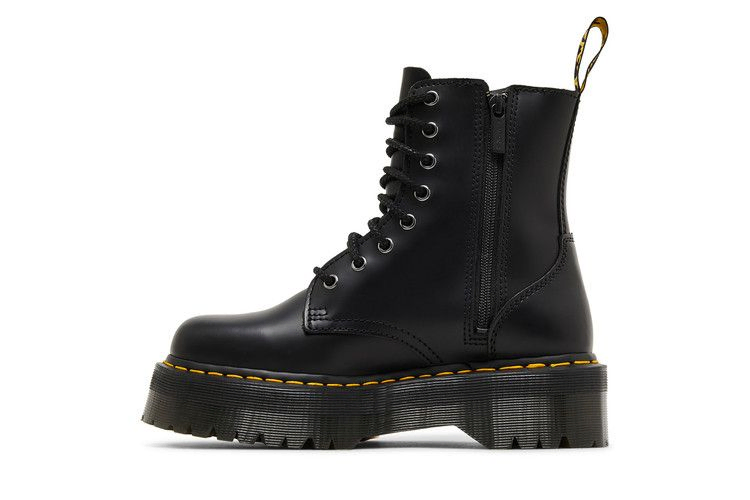 Dr. Martens Jadon Smooth Leather Platform Boot 'Black'
