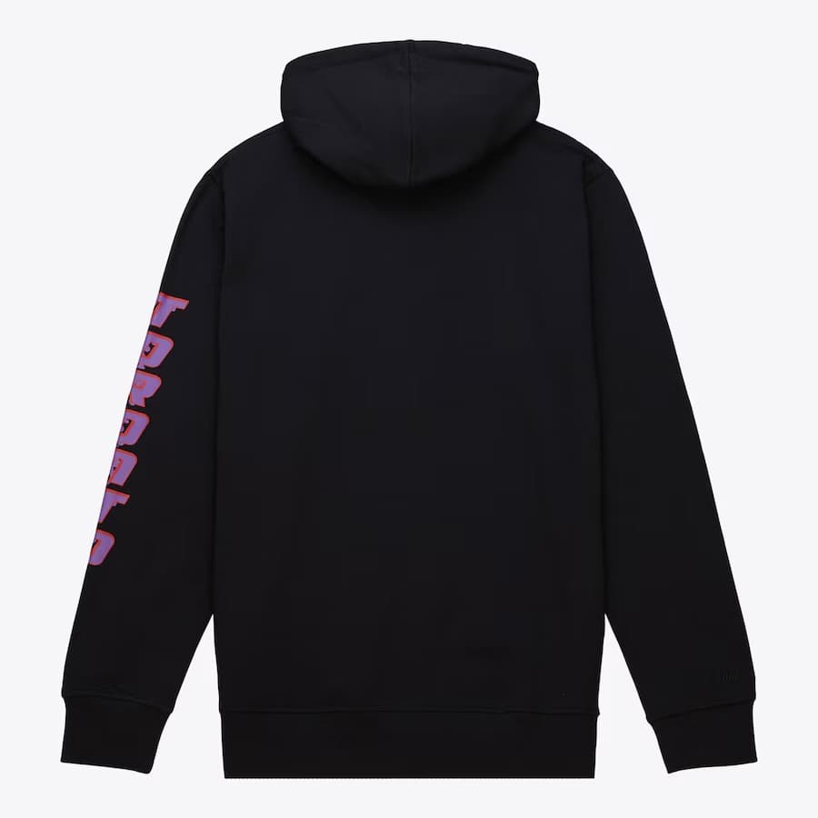 Худи Mitchell & Ness Black Toronto Raptors Big Face 7.0 Pullover Hoodie