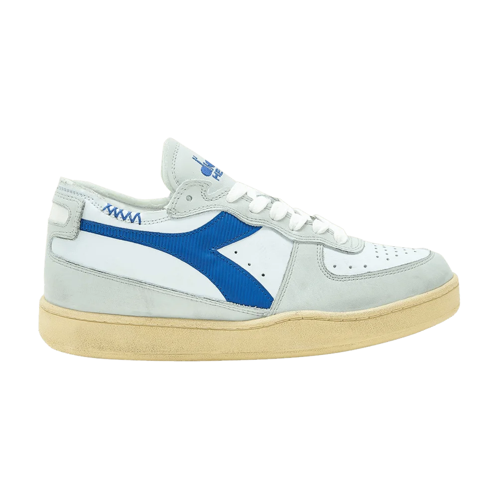 Кроссовки Diadora Mi Basket Row Cut 'White Nautical Blue'