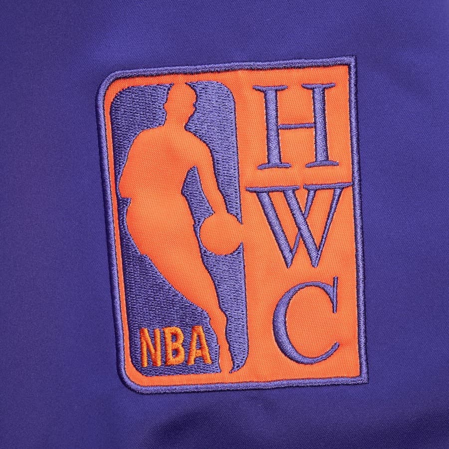 Бомбер Mitchell & Ness Purple Phoenix Suns Team OG 3.0 Satin Full Snap Jacket