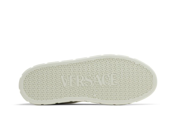 Кроссовки Versace Embroidered Greca Sneaker 'White Gold'