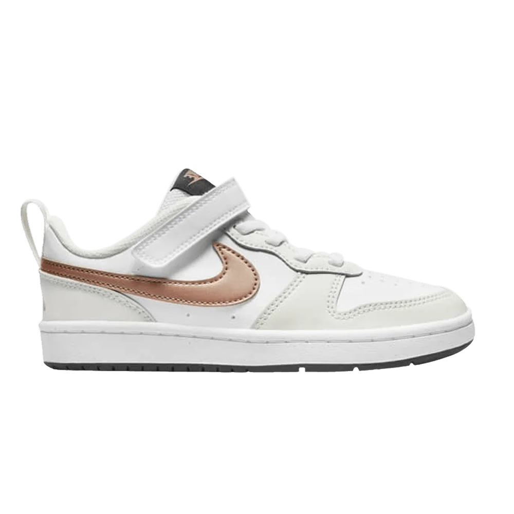 Krossovki-Nike-Court-Borough-Low-2-PS-White-Metallic-Red-Bronze