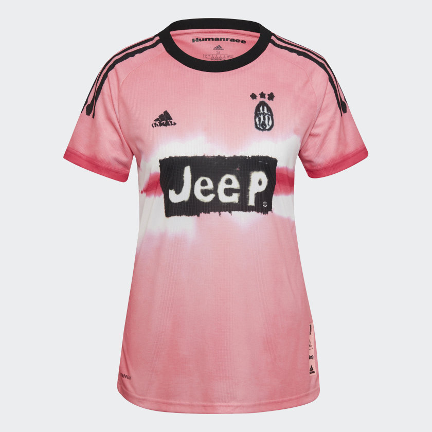 Футболка adidas Juventus Human Race Womens Jersey Glow Pink/Black