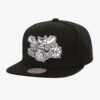 Mitchell-Ness-Black-White-Charlotte-Hornets-Hardwood-Classics-Evergreen-OG-Snapback-Hat-100x100