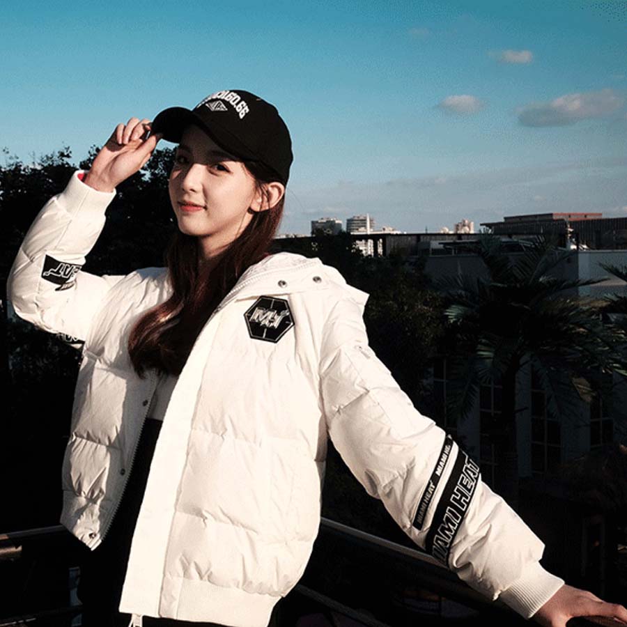 Пуховик 2020 Miami Heat White Down Jacket Womens