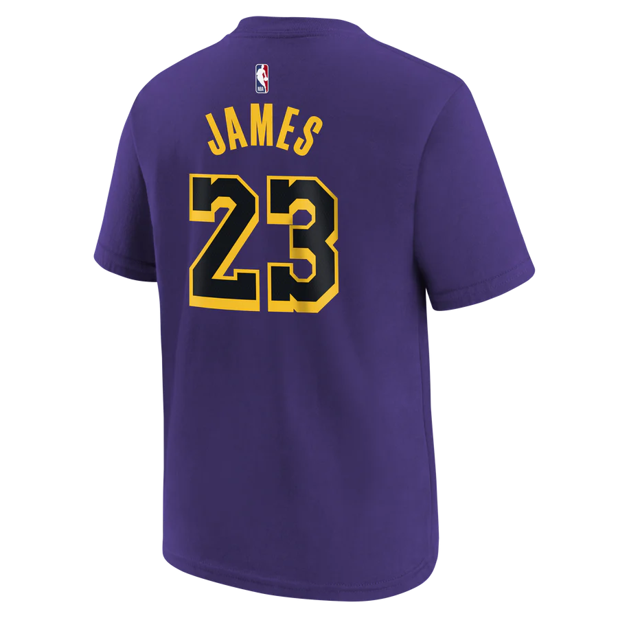 Баскетбольная футболка Nike Lebron James LA Lakers 2024 Youth Statement Edition NBA T-Shirt